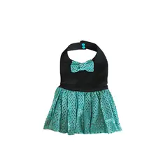 GENERICO - Vestido negro con calipso brillante talla xs para mascota
