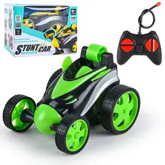 GENERICO - AUTO DE JUGUETE INSECTOR GIRO 360 CONTROL REMOTO VERDE
