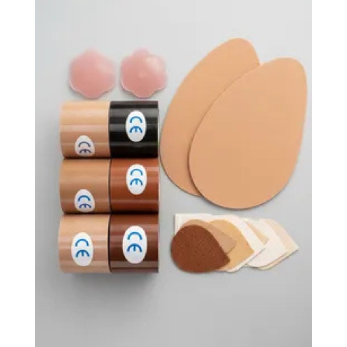 FANEL - Cinta Lifting para Busto + Cubre Pezón  Set Completo Boob Tape