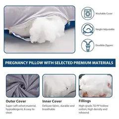 GENERICO - Cojin De Lactancia Almohada De Lactancia Almohada Maternal