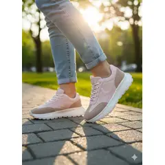 BOVINITA - Zapatilla Mujer Deportiva Urbana Rosa Plataforma Cómoda