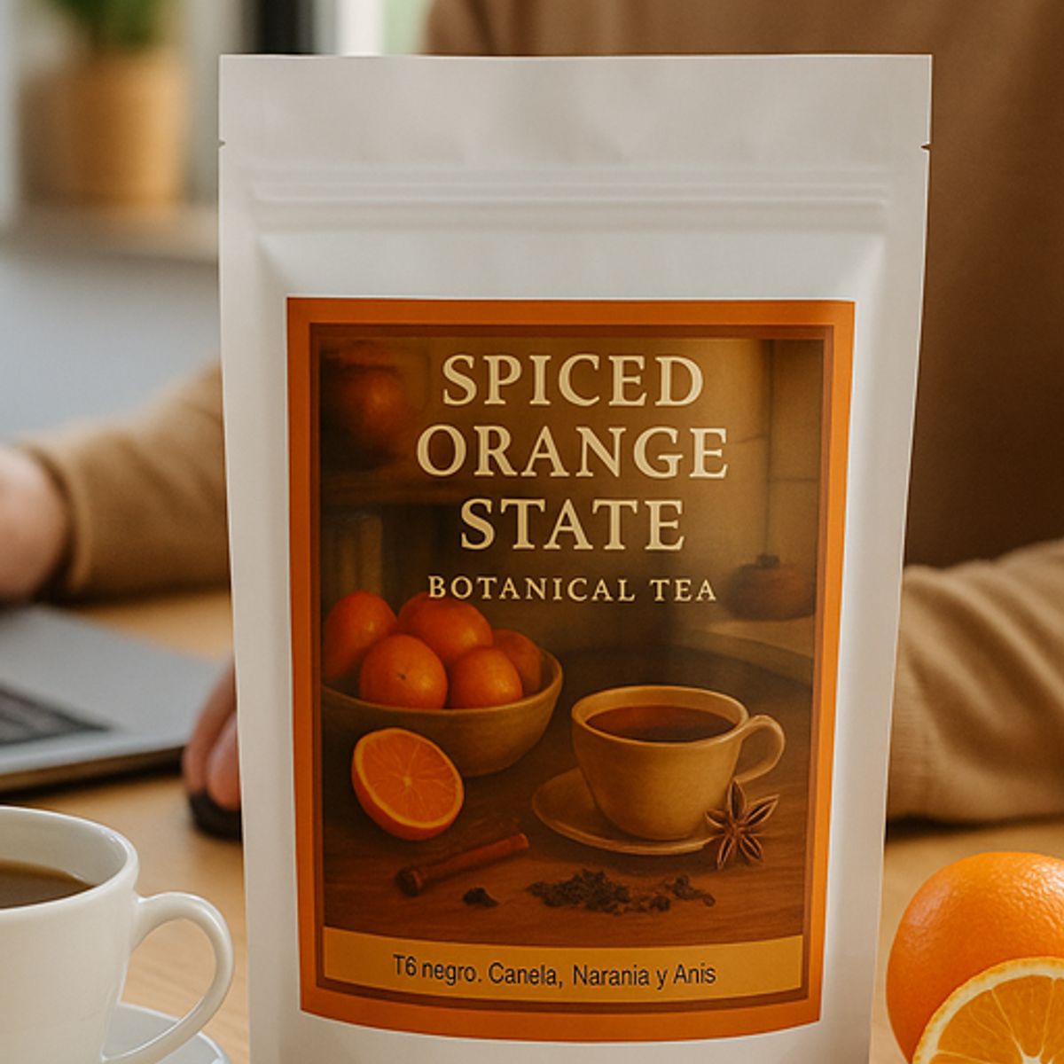 ANDES TEA - Spiced Orange State – Té Negro con Canela, Naranja y Anís Estrella 10 bolsitas