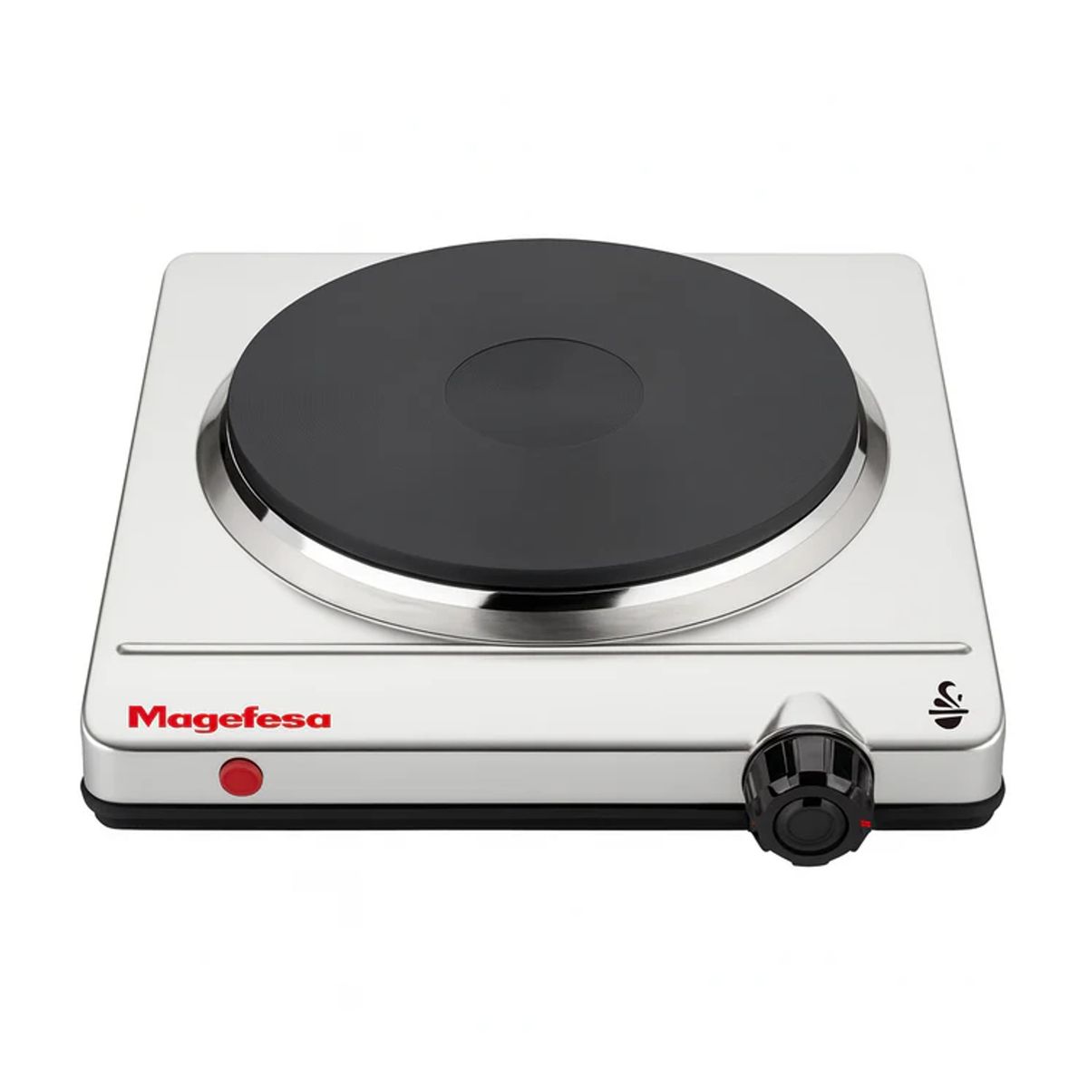 MAGEFESA - Cocina Eléctrica Single Acero Inoxidable 1500w