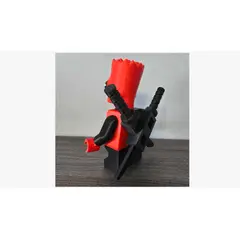 GENERICO - Bartpool Los Simpson y Deadpool - Figura decorativa