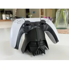 GENERICO - Soporte para mando PS5 forma de Darth Vader Blanco