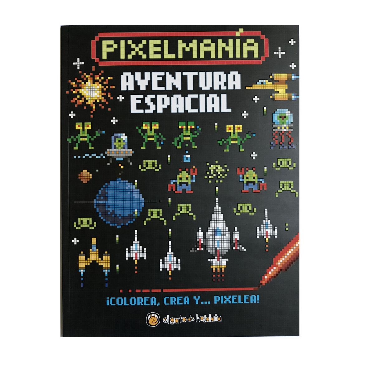 GENERICO - Libro para colorear Pixelmania Aventura Espacial