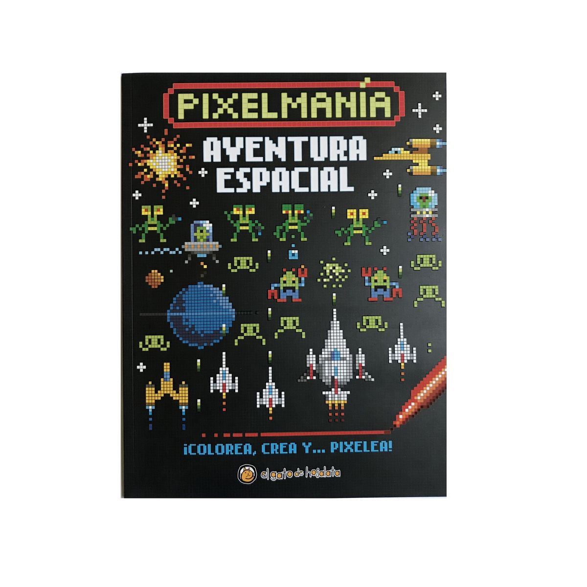 GENERICO - Libro para colorear Pixelmania Aventura Espacial
