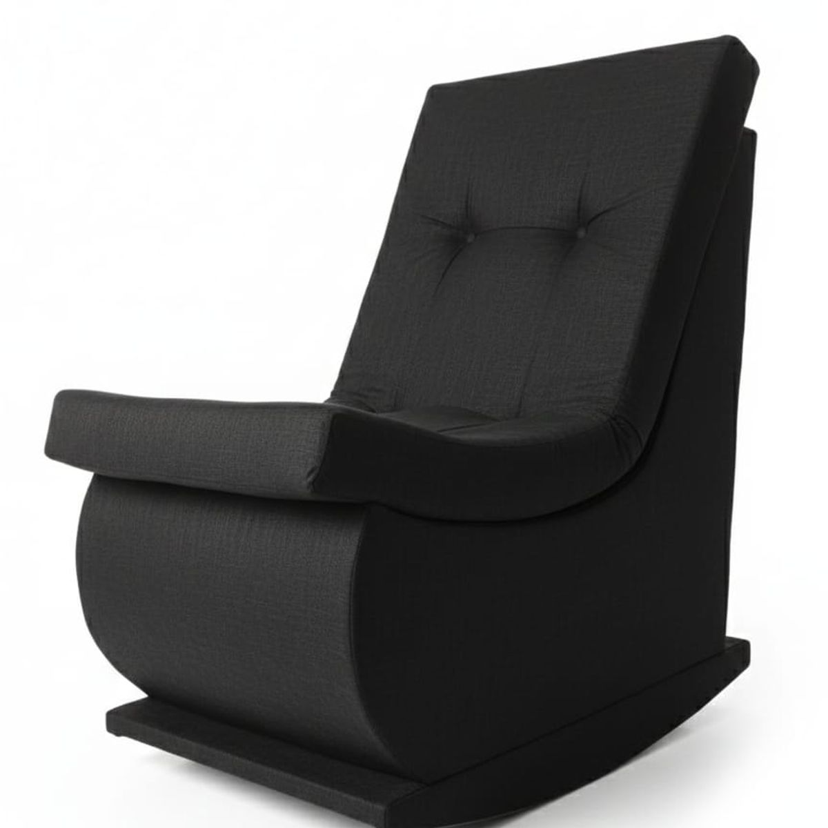 GENERICO - butacones mecedoras onix color negra lino