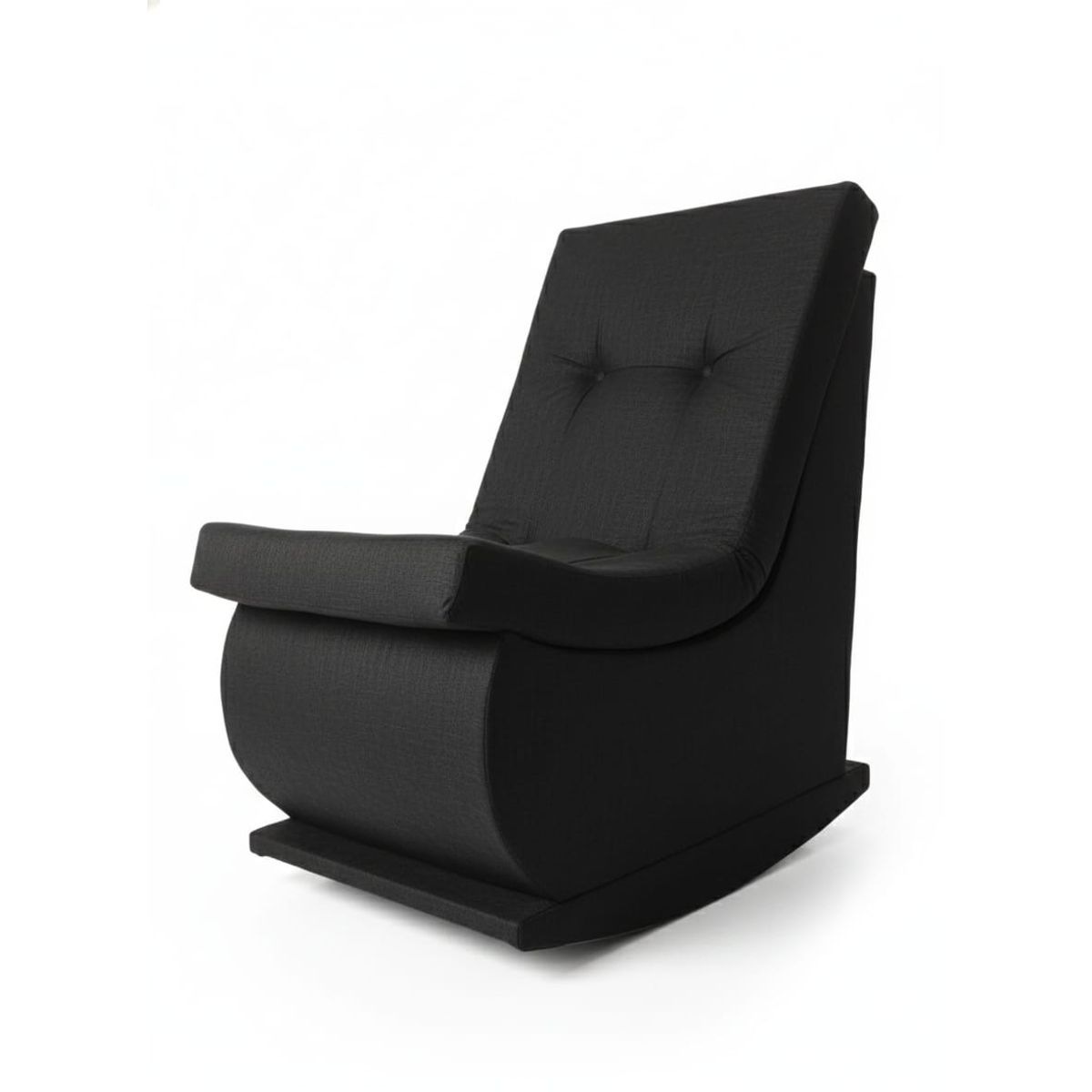 GENERICO - butacones mecedoras onix color negra lino