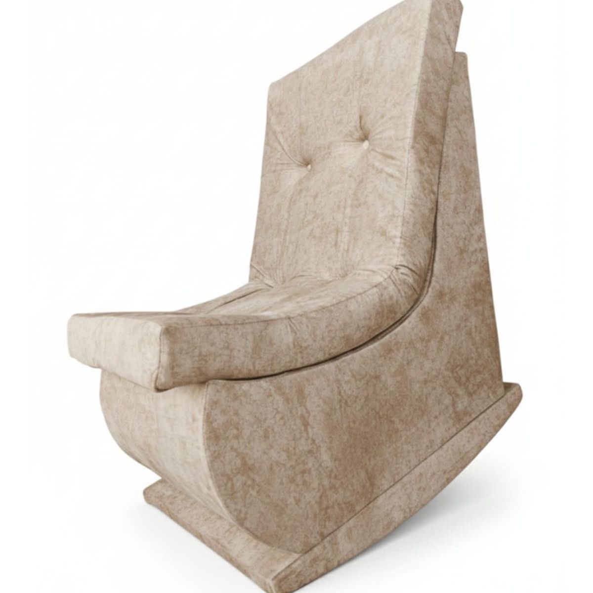 GENERICO - mecedora butacón color beich felpa