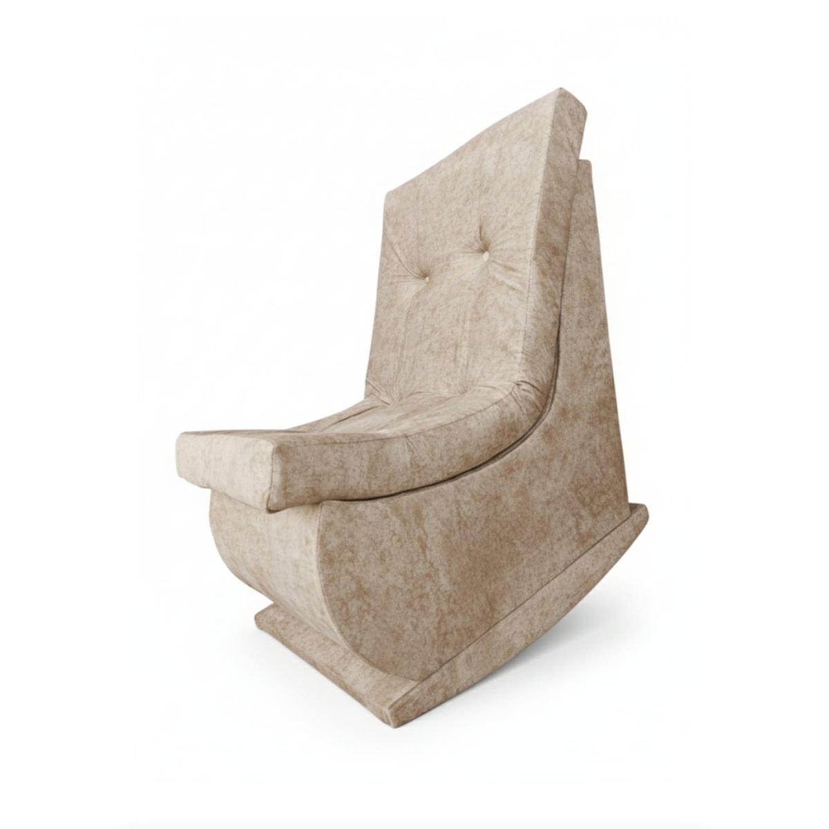 GENERICO - mecedora butacón color beich felpa