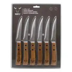 WAYU - SET CUCHILLOS PRM 6 PIEZAS