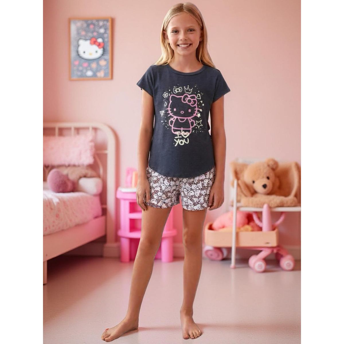 HELLO KITTY - Pijama Niña Hello Kitty