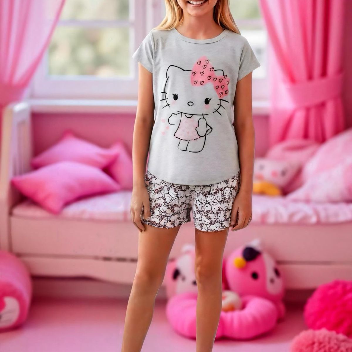 HELLO KITTY - Pijama Niña Hello Kitty