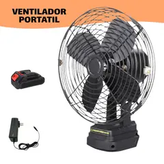MOVI - VENTILADOR PORTÁTIL 5 ASPAS CON BATERÍA Y CARGADOR USB
