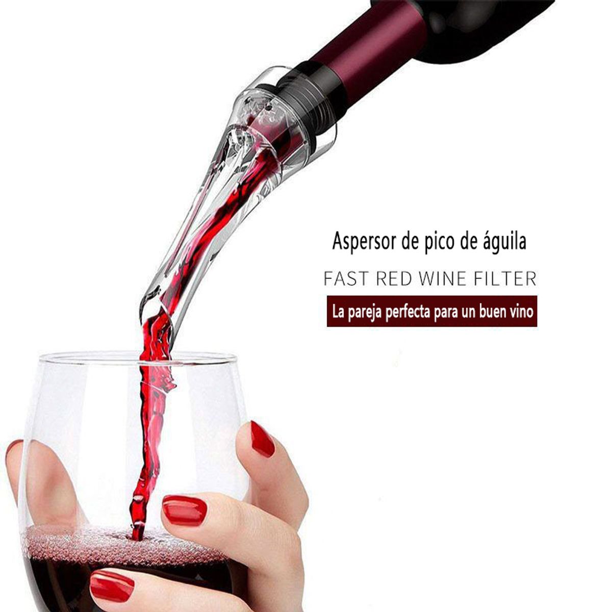 GENERAL - Set De Verter Decantador De Vino Tintocaja De Regalo