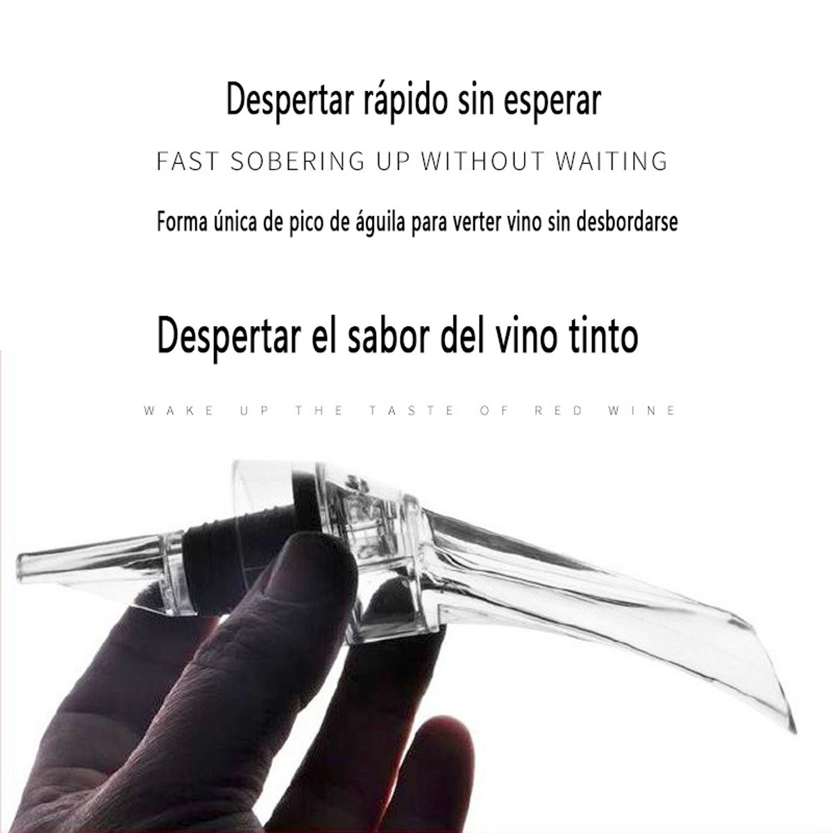 GENERAL - Set De Verter Decantador De Vino Tintocaja De Color