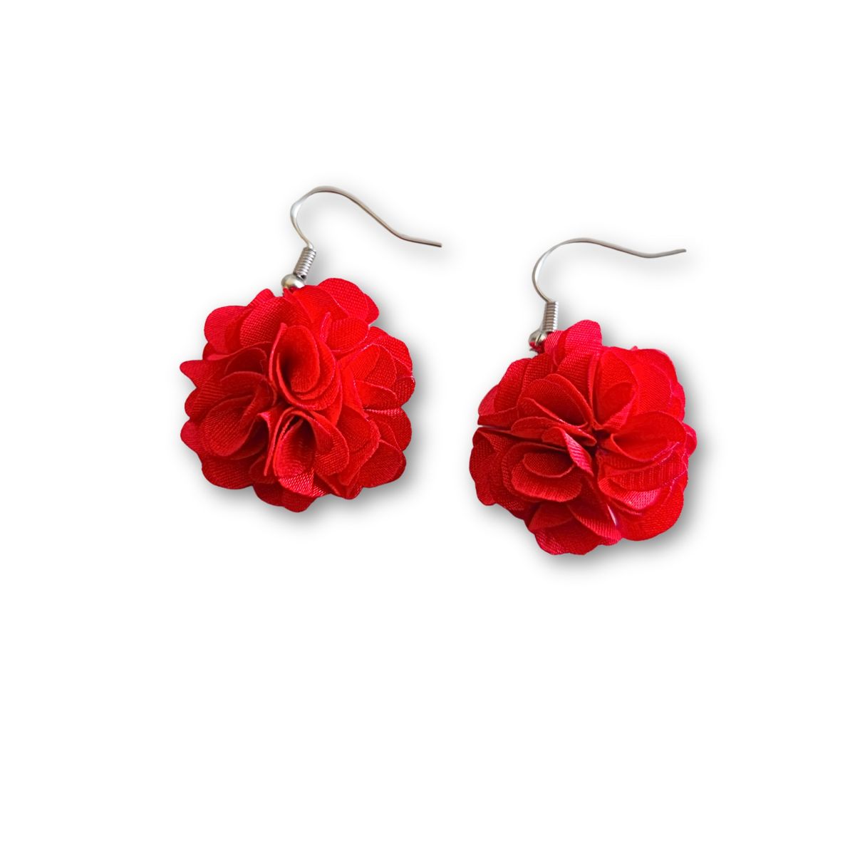 GENERICO - Aros Pendientes Rojo Colgante New Collection