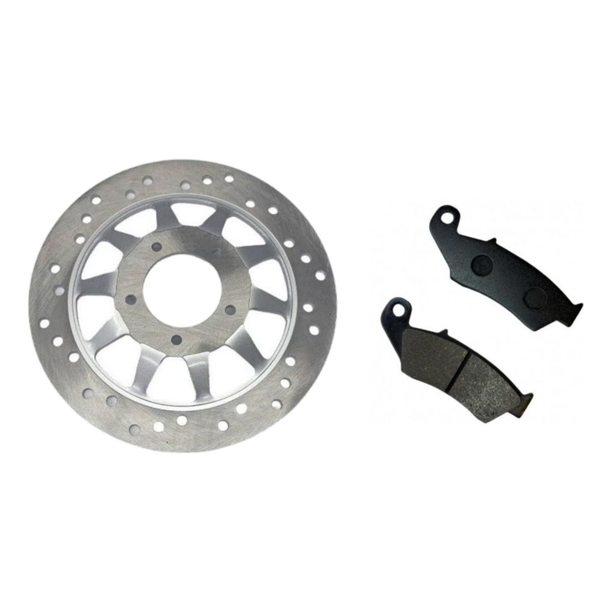 GENERICO - Disco + Pastillas De Freno Honda Xr 125 - 150 - 190l Japones