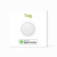 GENERICO - Localizador de Rastreo Global Compatible con Apple Con Funda Llavero