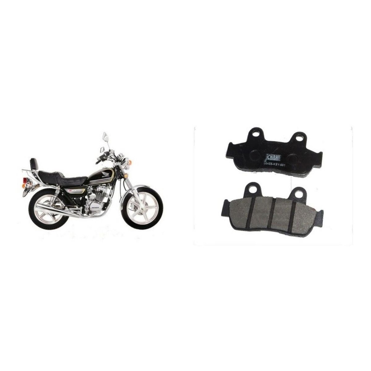 GENERICO - Pastillas Delanteras Honda Vmen 125 Japonesas