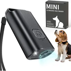 GENERICO - Espanta Perros Ahuyentador ultrasonico y adiestrador carga USB Portatil