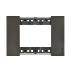 BTICINO - Placa 3 Modulos Space Living Now