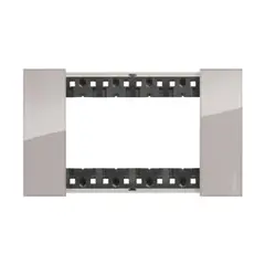 BTICINO - Placa 4 Puestos Aura Living Now