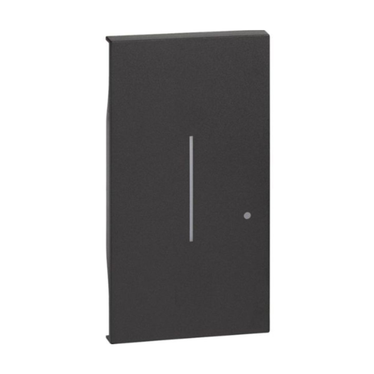 BTICINO - Cubre Tecla 2 Modulos Dimmer Conectado Bticino Negro Living Now