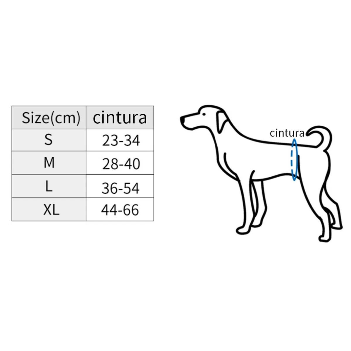KINDA NICE - Pantalones Fisiológicos Para Perros Pantalones Mascota M