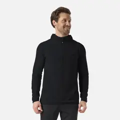 LIPPI - Polerón Hombre Jacaranda Nano-F 1/4 Zip Hoody Negro