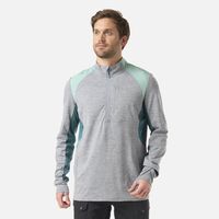 Polerón Hombre Egger 1/4 Zip Gris