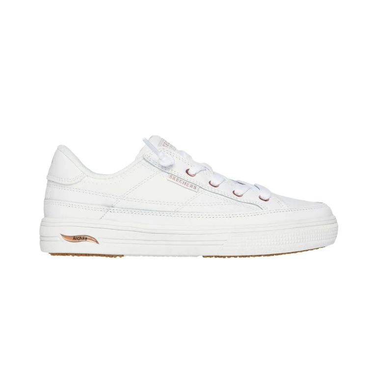 Skechers Zapatilla Mujer Ocupacional Arcade Blanco Blanco 35