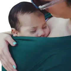 MITIMA - Fular PortaBebe Verde Esmeralda