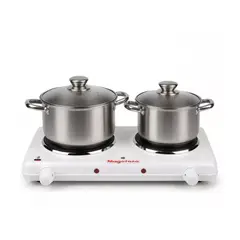 MAGEFESA - Cocina Eléctrica Doble 2000w Dual Plate