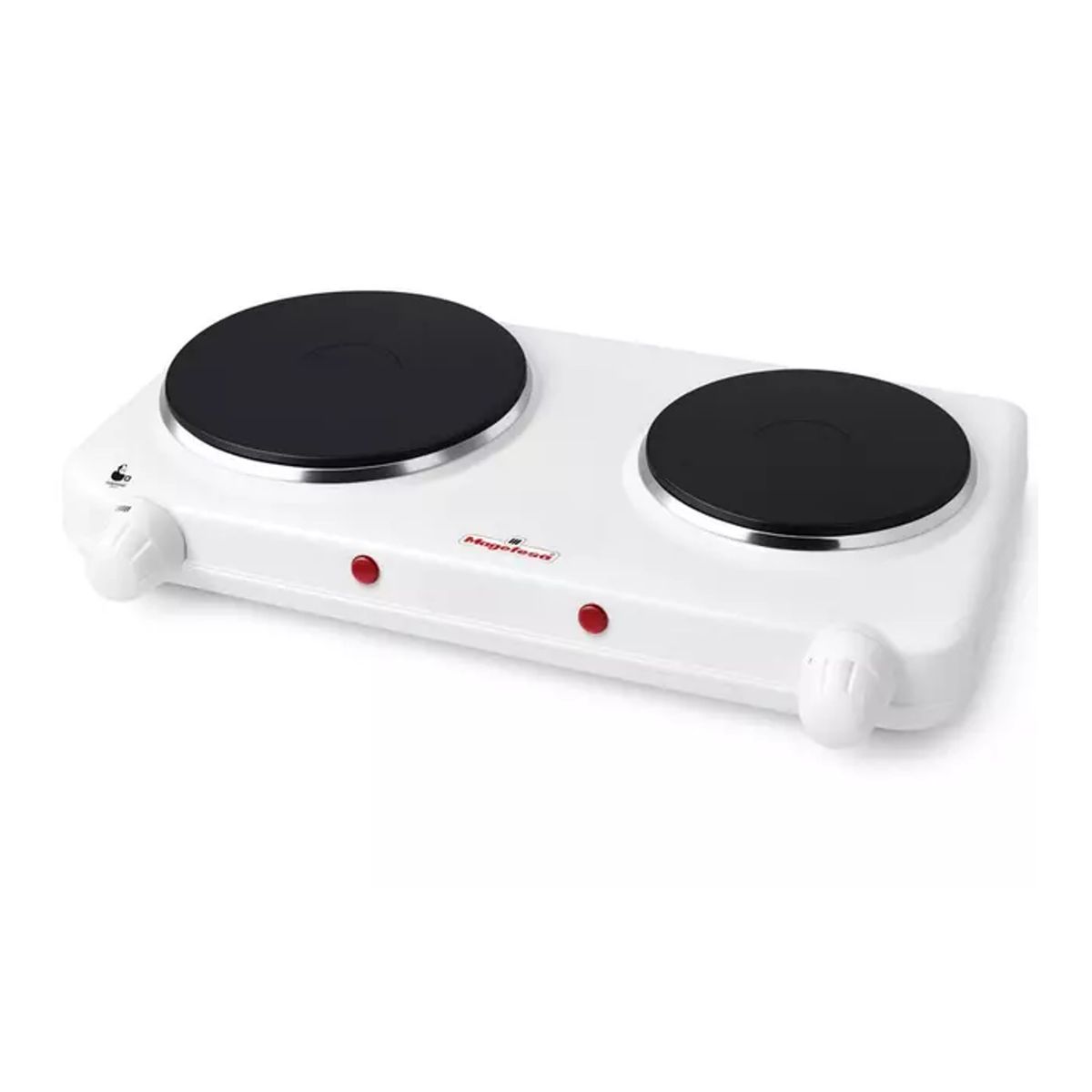 MAGEFESA - Cocina Eléctrica Doble 2000w Magefesa Dual Plate