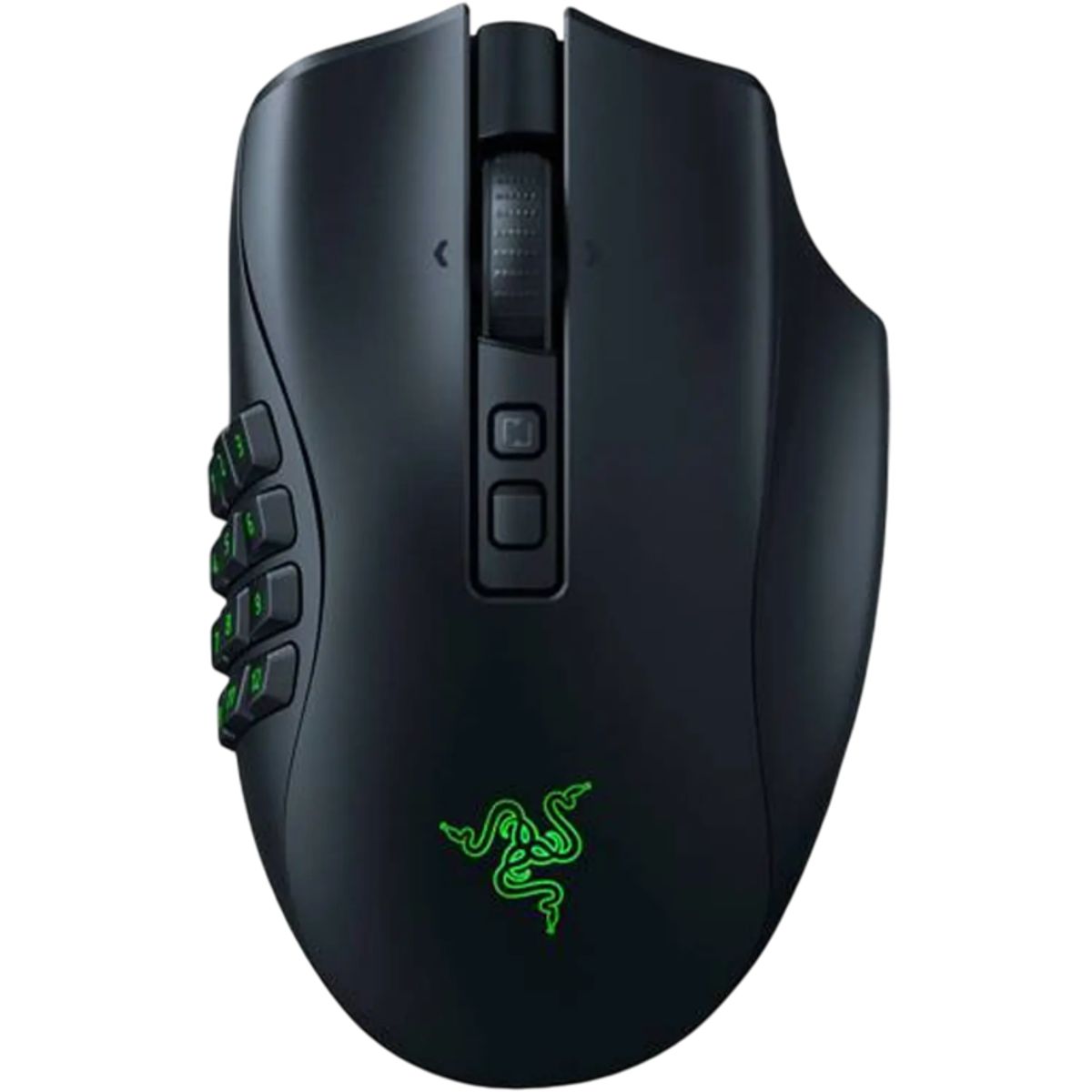 RAZER - Razer Naga V2 Pro Mouse Gamer MMO, 22 Botones Programables, HyperScroll Pro, Wireless/Bluetooth/USB-C, Sensor 30K, RGB, Alta Precisión