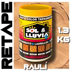 SOL Y LLUVIA - RETAPE PARA MADERA Y MUEBLES INTERIOR EXTERIOR SOL Y LLUVIA® RAULÍ 1,3 KG