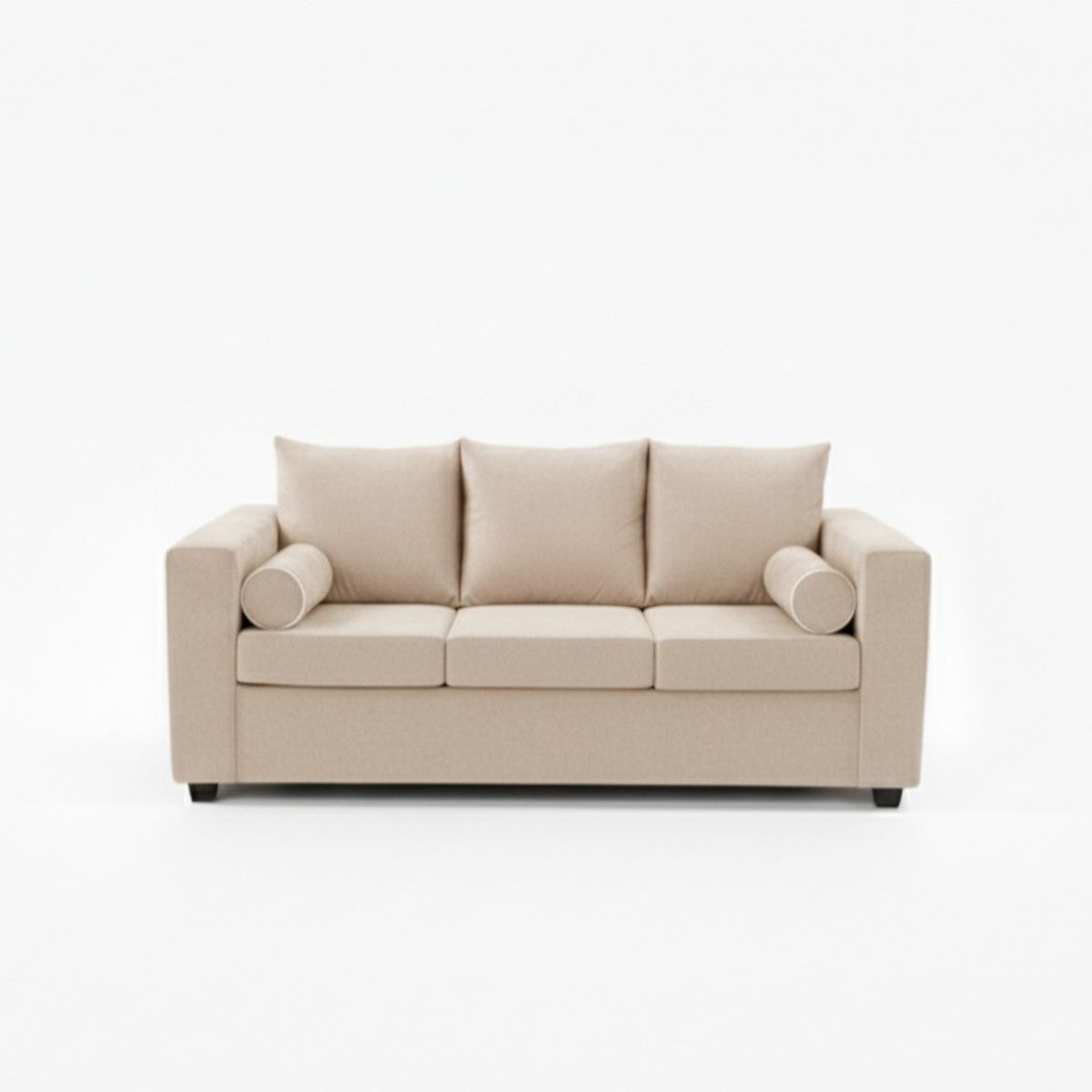 FANCY HOGAR - sofa prince 3 cuerpos felpa