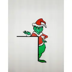 GENERICO - Adorno Navidad - Esquinero de Puerta Grinch