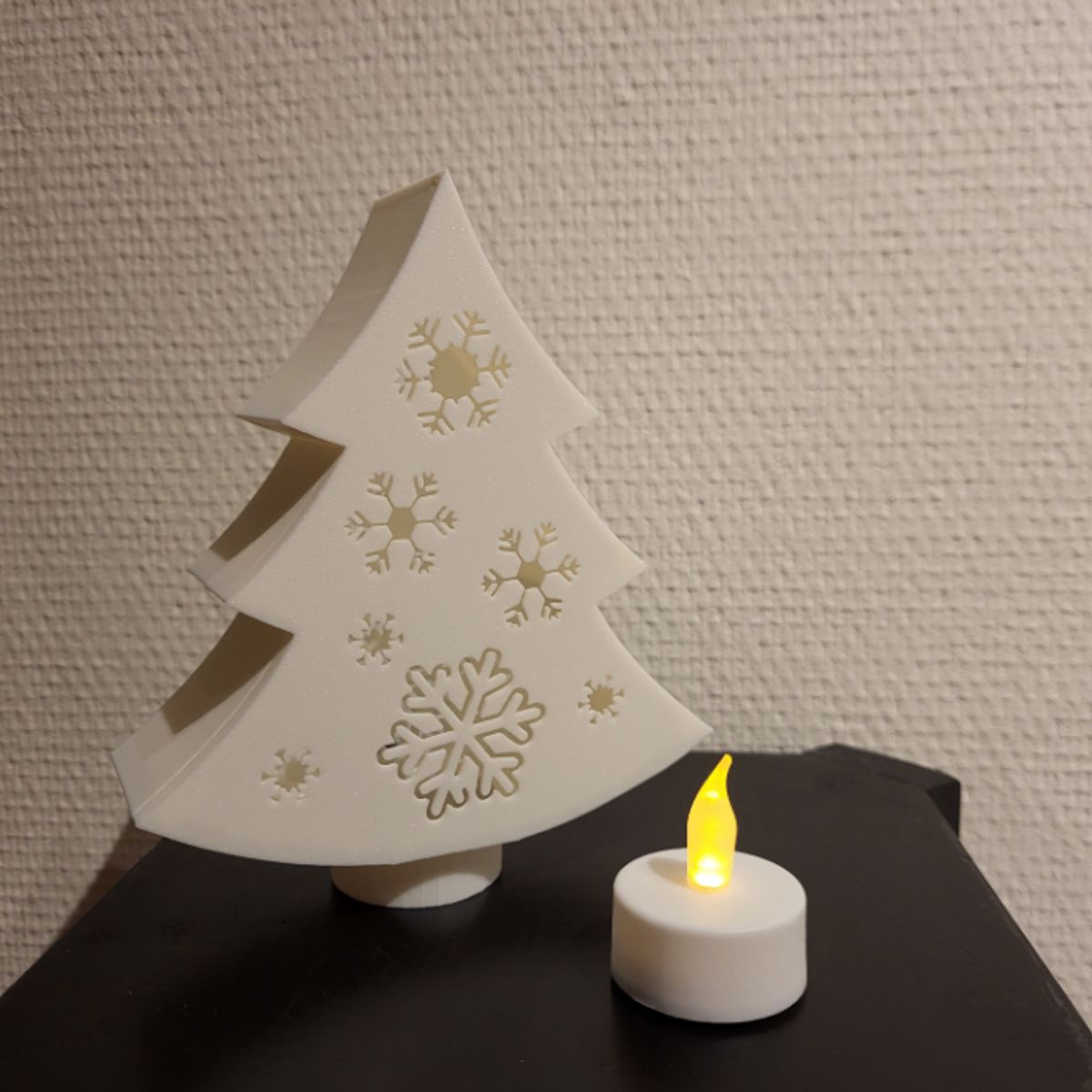 GENERICO - Portavelas de Árbol de Navidad Moderno