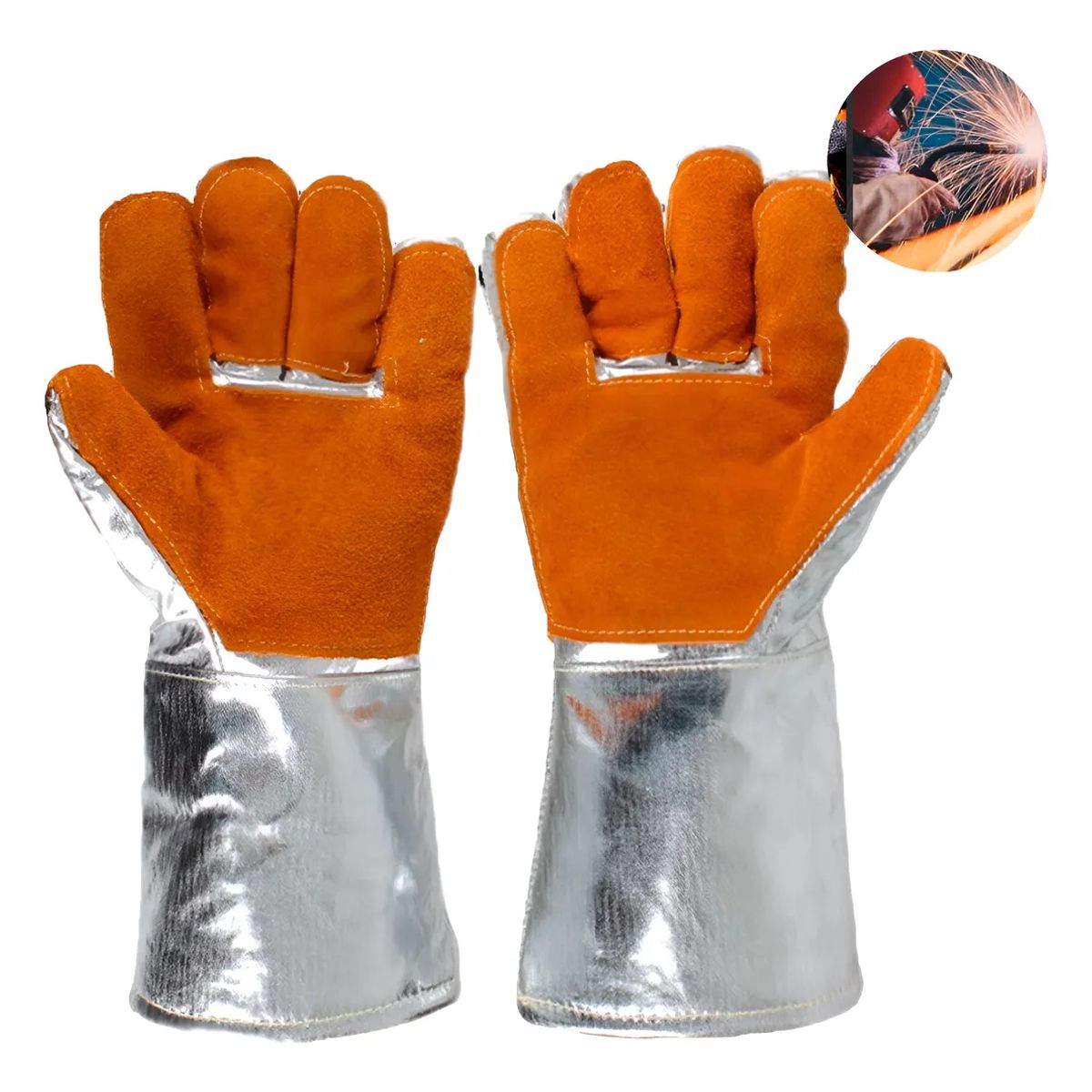 KUANGYE - Guantes Mitones Alta Temperatura Para Panadería Y Hornos