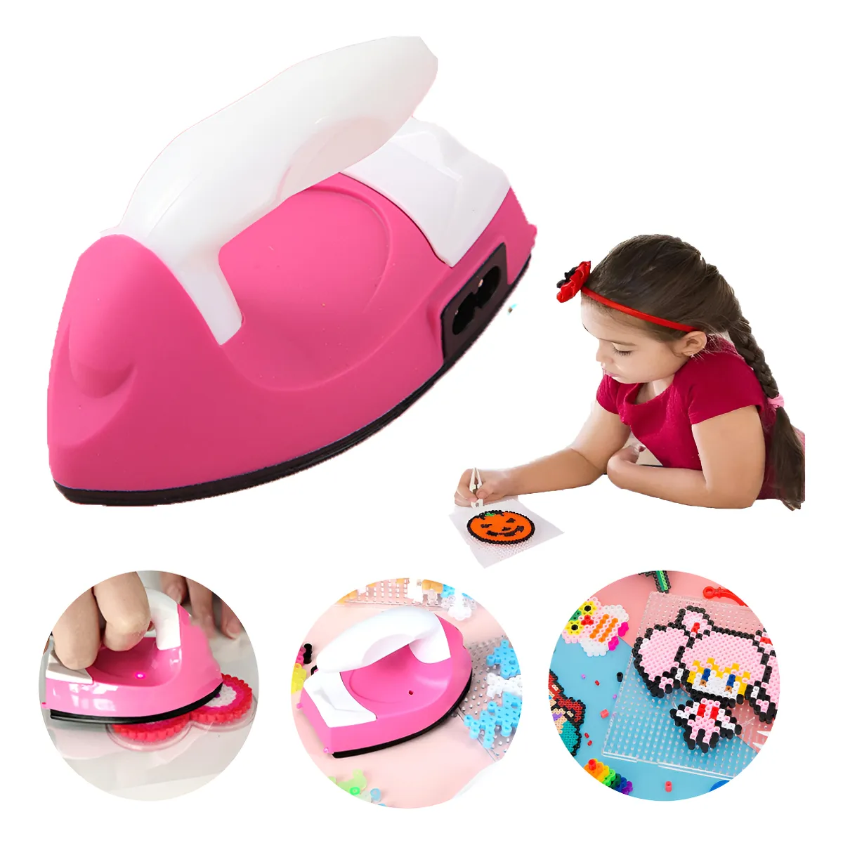 GENERICO - Mini Plancha Para Manualidades Portátil De Mano Regalo