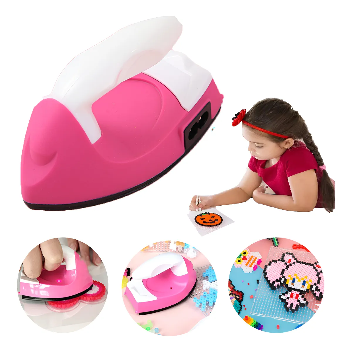 GENERICO - Mini Plancha Para Manualidades Portátil De Mano Regalo