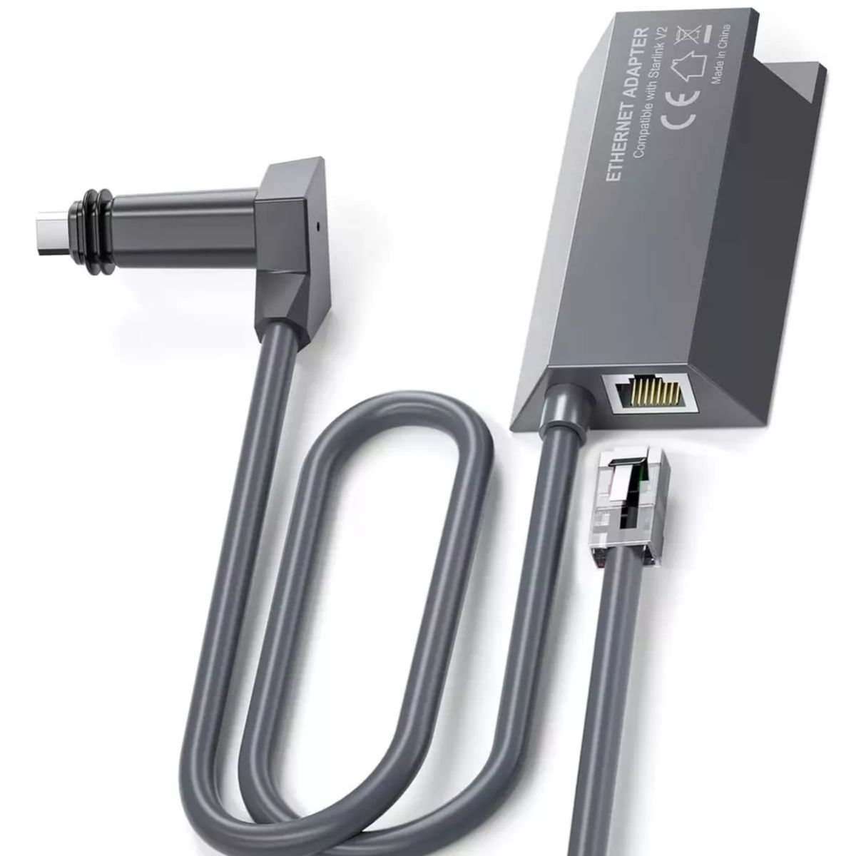 ATURE - Adaptador Starlink Internet Para V2 Gen2 Cable Ethernet Utp