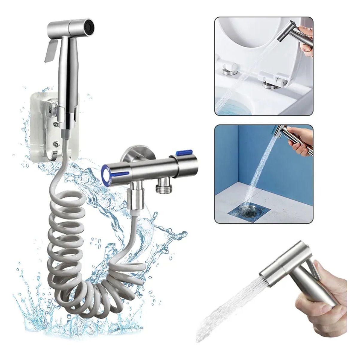 Juego Completo Llave Bidet Ducha Arabe Para Wc Envios, marca GENERICO - Foto Principal