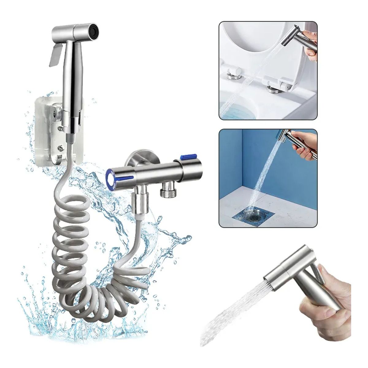 Juego Completo Llave Bidet Ducha Arabe Para Wc Envios, marca GENERICO - Foto Principal
