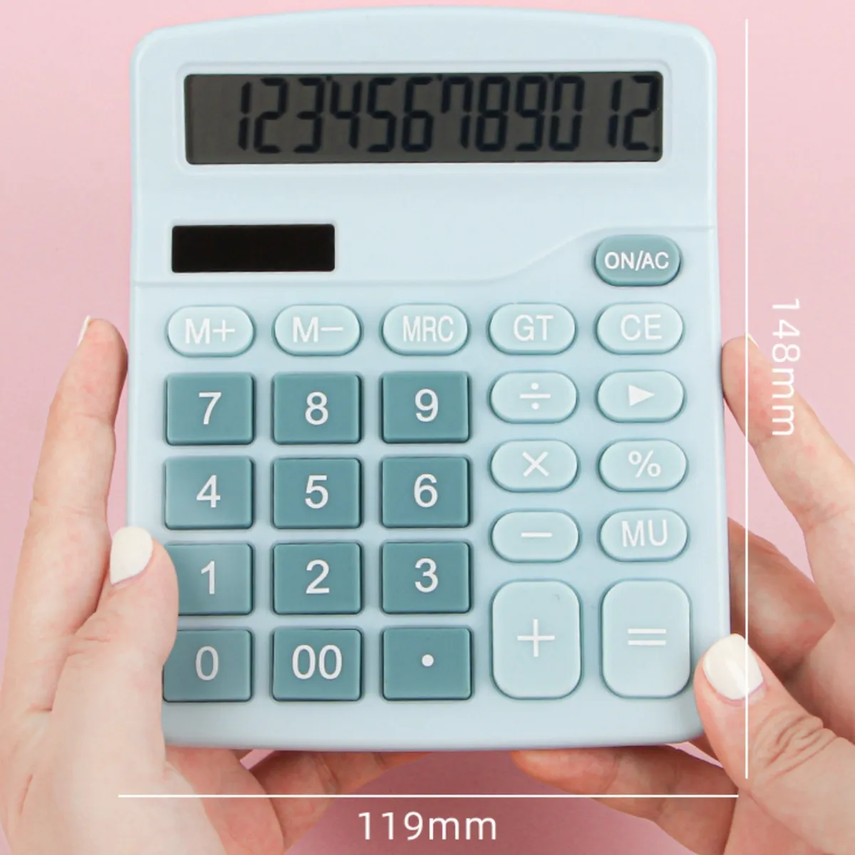 ATURE - Calculadora 12 Dígitos Portátil De Escritorio Números Grande