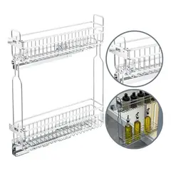 KUANGYE - Especiero Corredera Oculta Cierre Suave 150mm