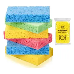 GENERICO - 5 Unidades Paño Esponjas Cocina Multiusos Multicolor